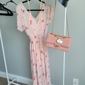 New with tag pink floral dress
